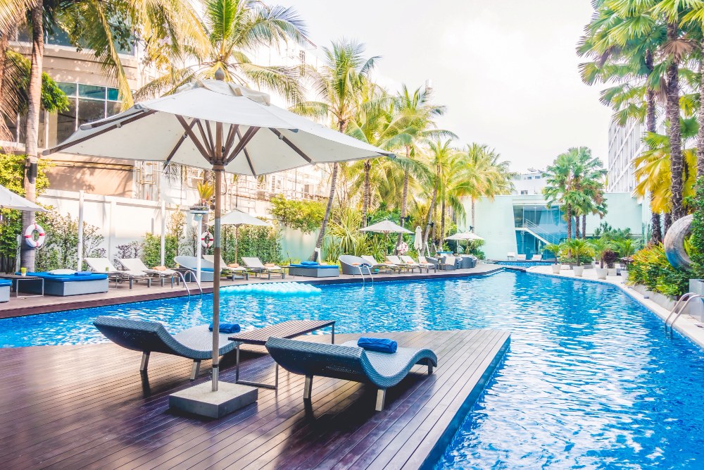 Poolside